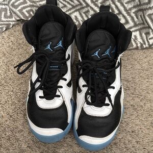 Stylish Blue and White Sneakers